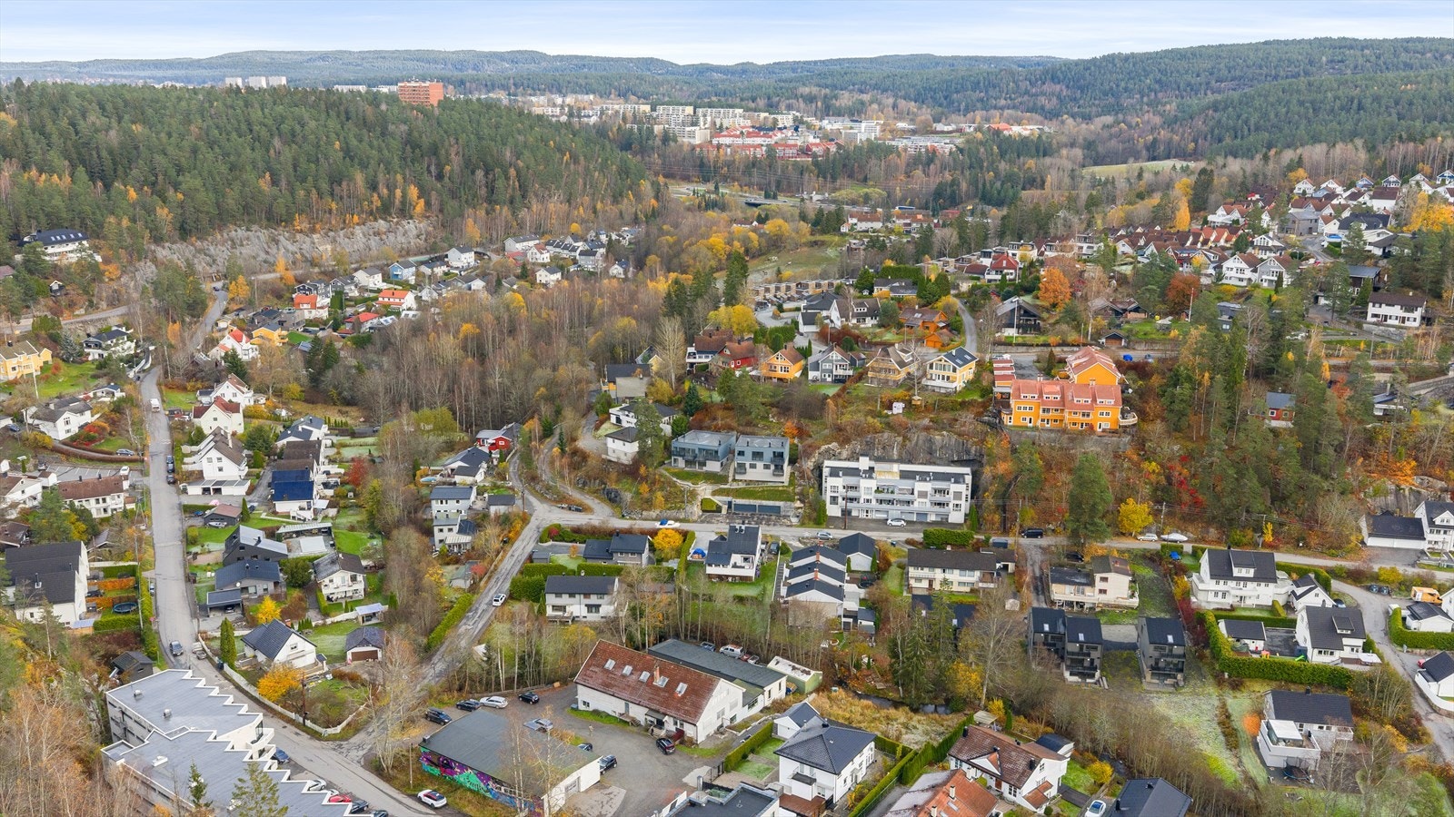 Området er preget av variert bebyggelse med kort avstand til lokale butikker og servicetilbud. Galleribilde