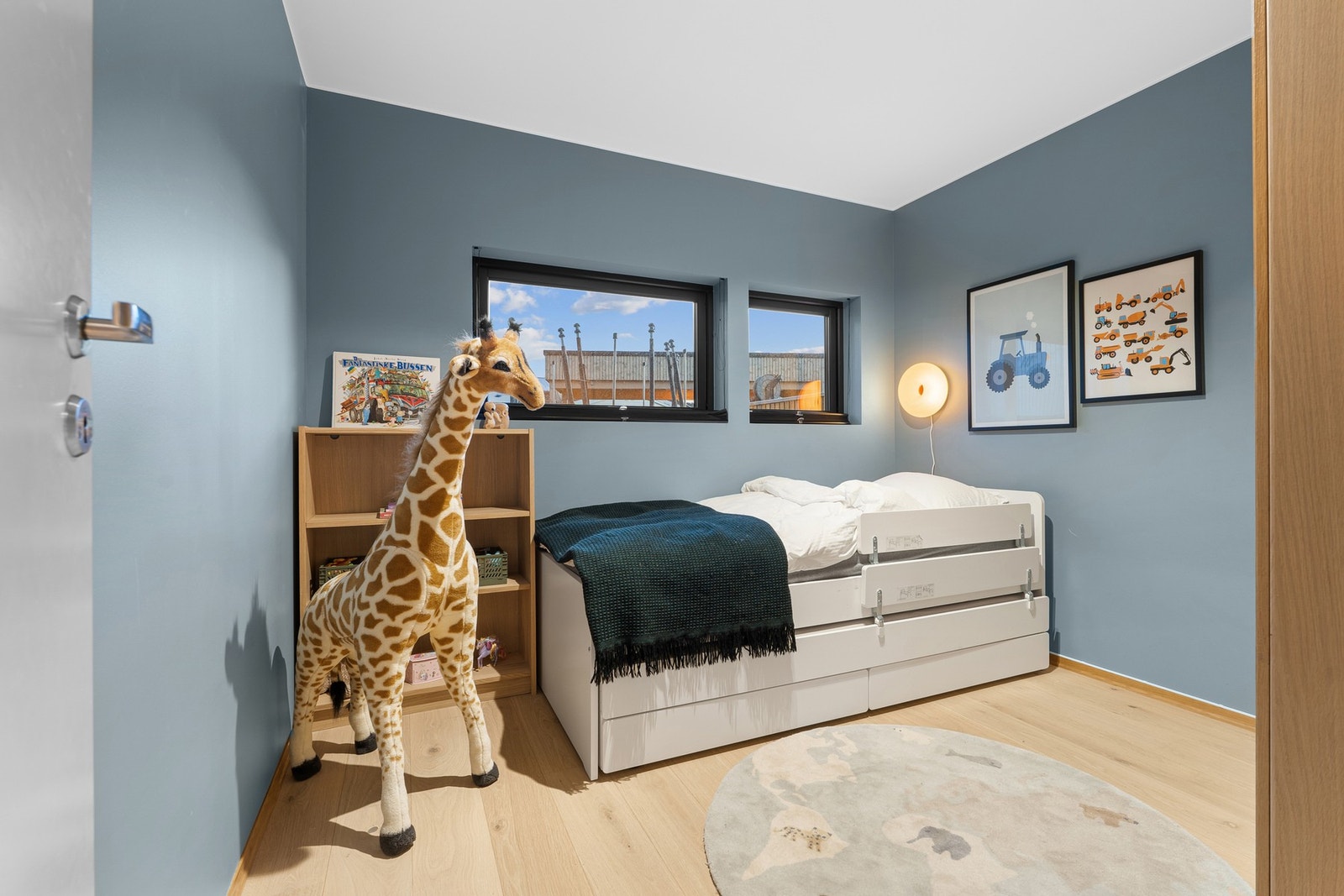 Soverom 3 er oppmålt til 8,6 kvadratmeter. Galleribilde