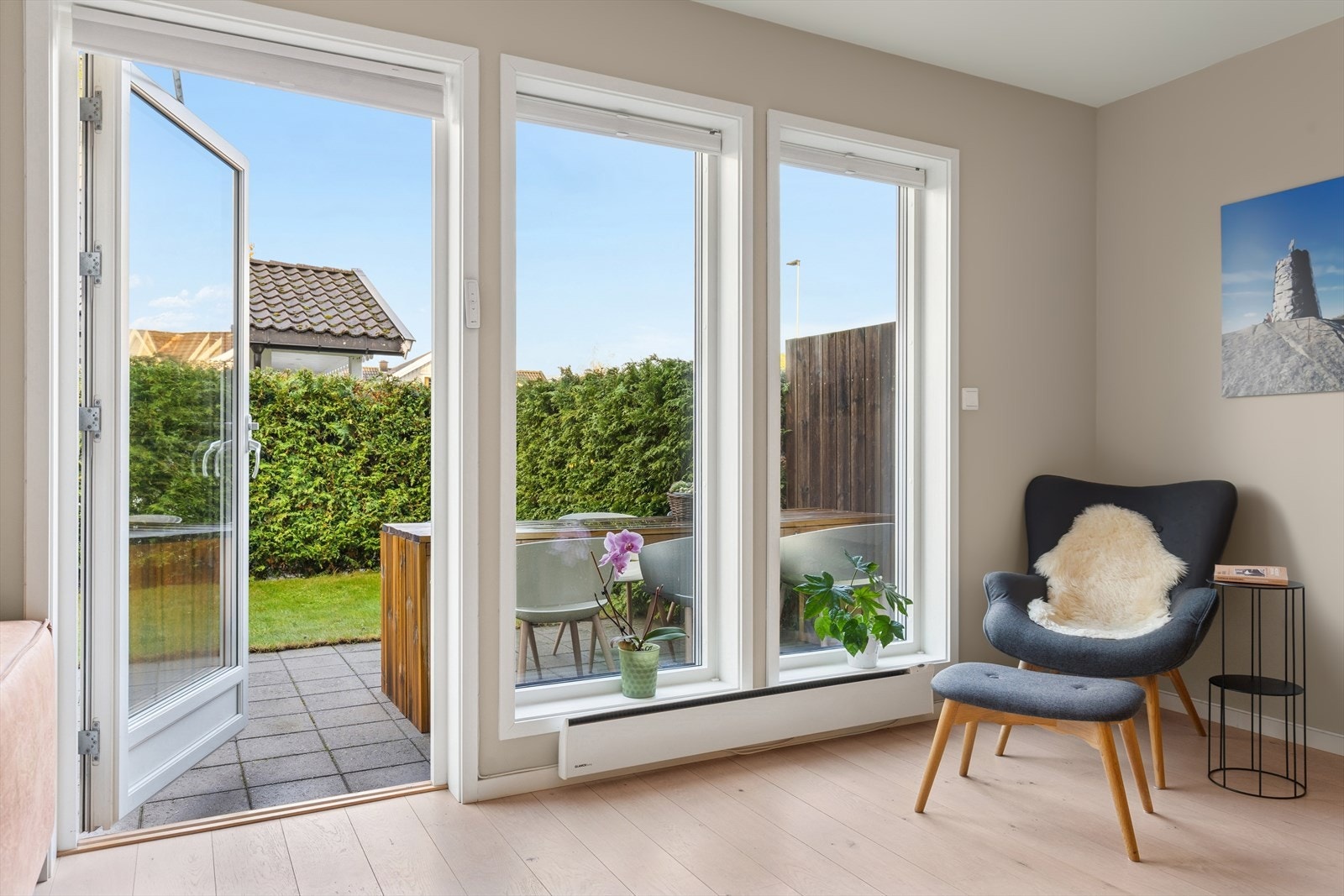 Uteområder mot sydvest, gir optimale solforhold. Galleribilde