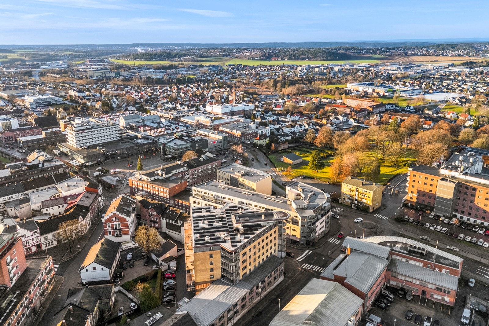 Dronefoto Galleribilde