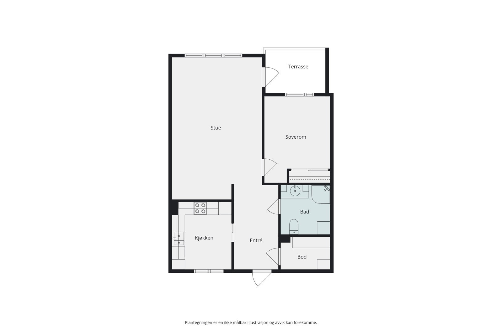 Plantegning Galleribilde