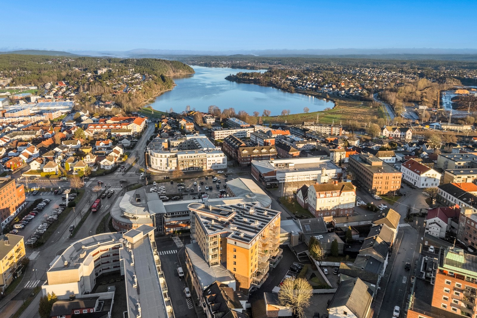 Dronefoto Galleribilde