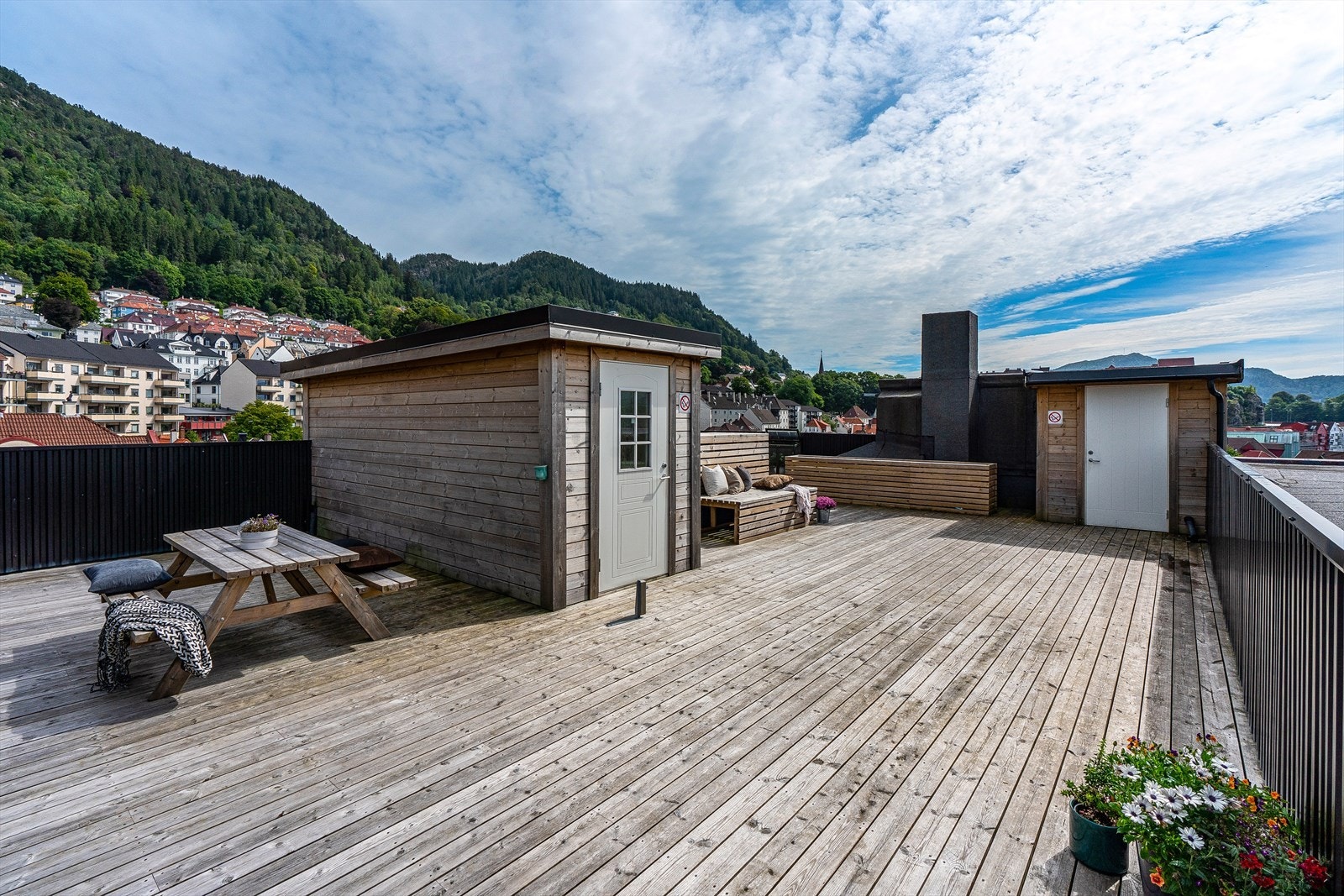 Til takterrassen er det også heis med handicap rampe. Galleribilde