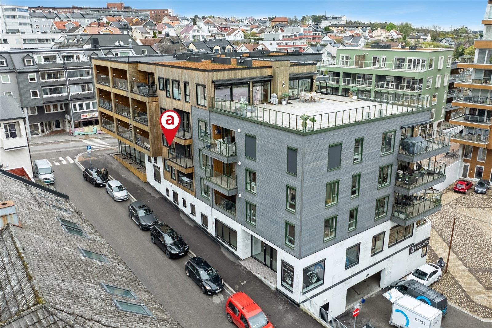 Leiligheten har balkong med fin ettermiddagssol mot vest Galleribilde