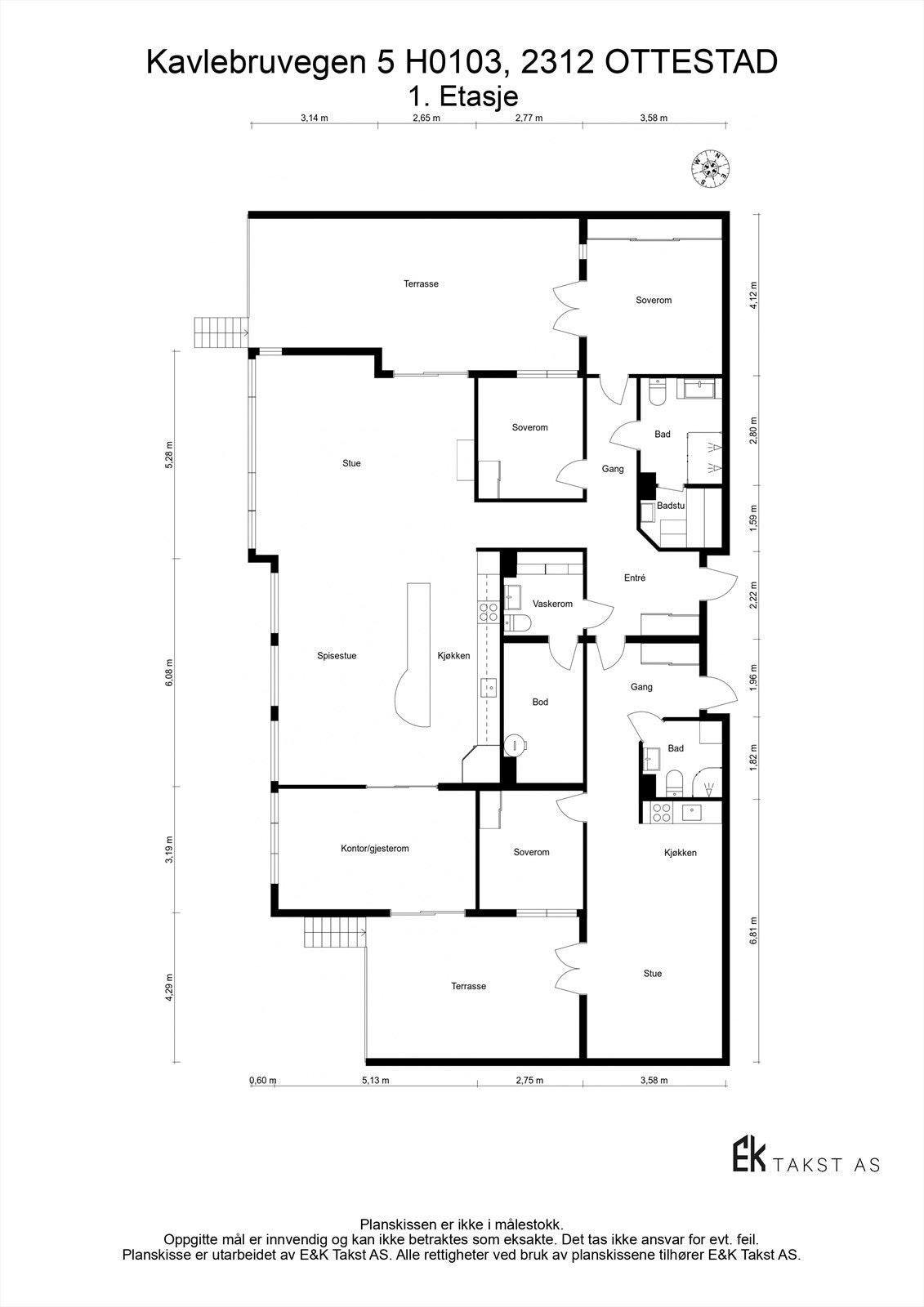 Plantegning. Galleribilde