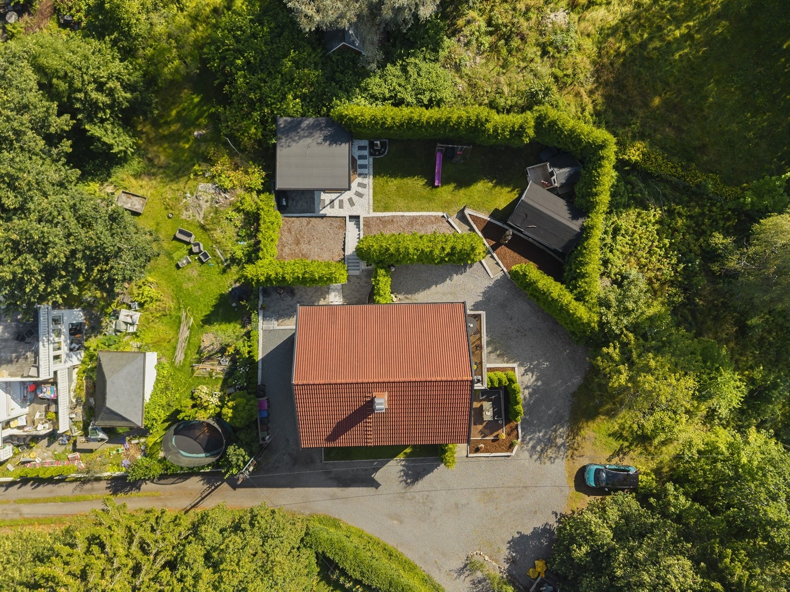 Dronefoto Galleribilde