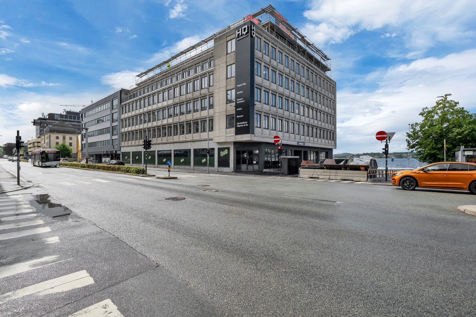 Bygget sett fra Vestre Strandgate. Gode profileringsmuligheter Galleribilde