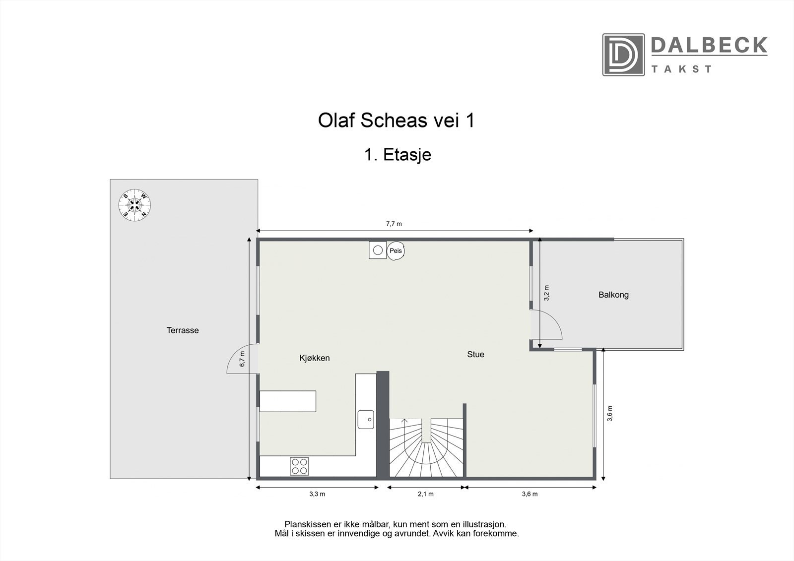 Plantegning 1. Etasje. Galleribilde