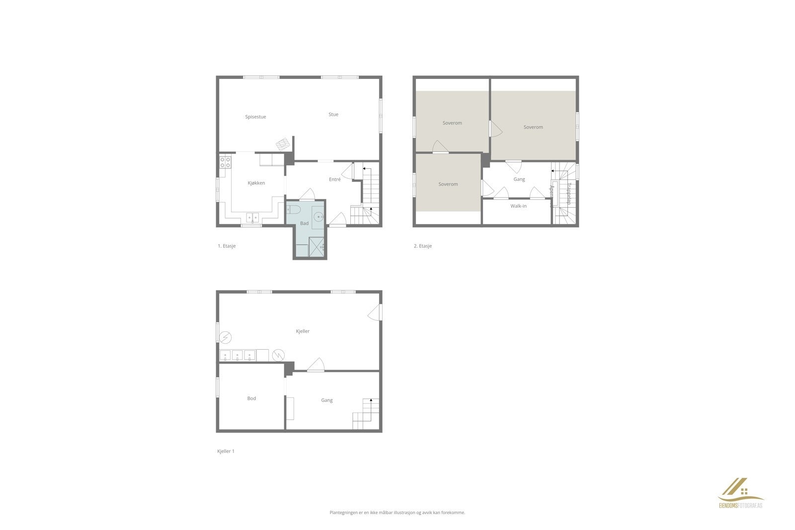 Plantegning Galleribilde