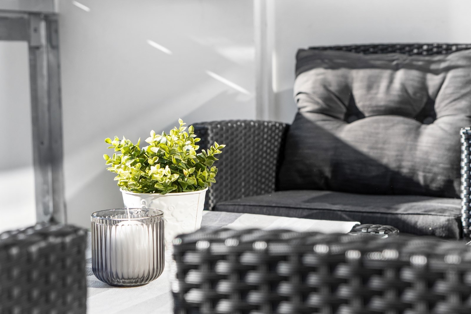 Her kan man nyte varmere dager med gode solforhold. Galleribilde