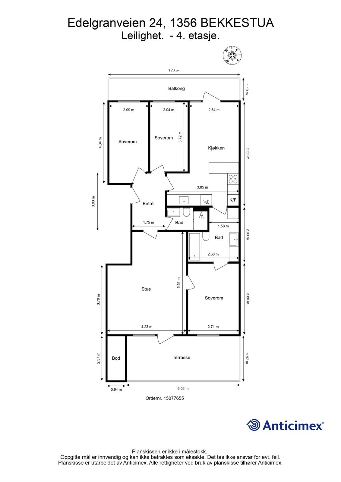 Plantegning Galleribilde