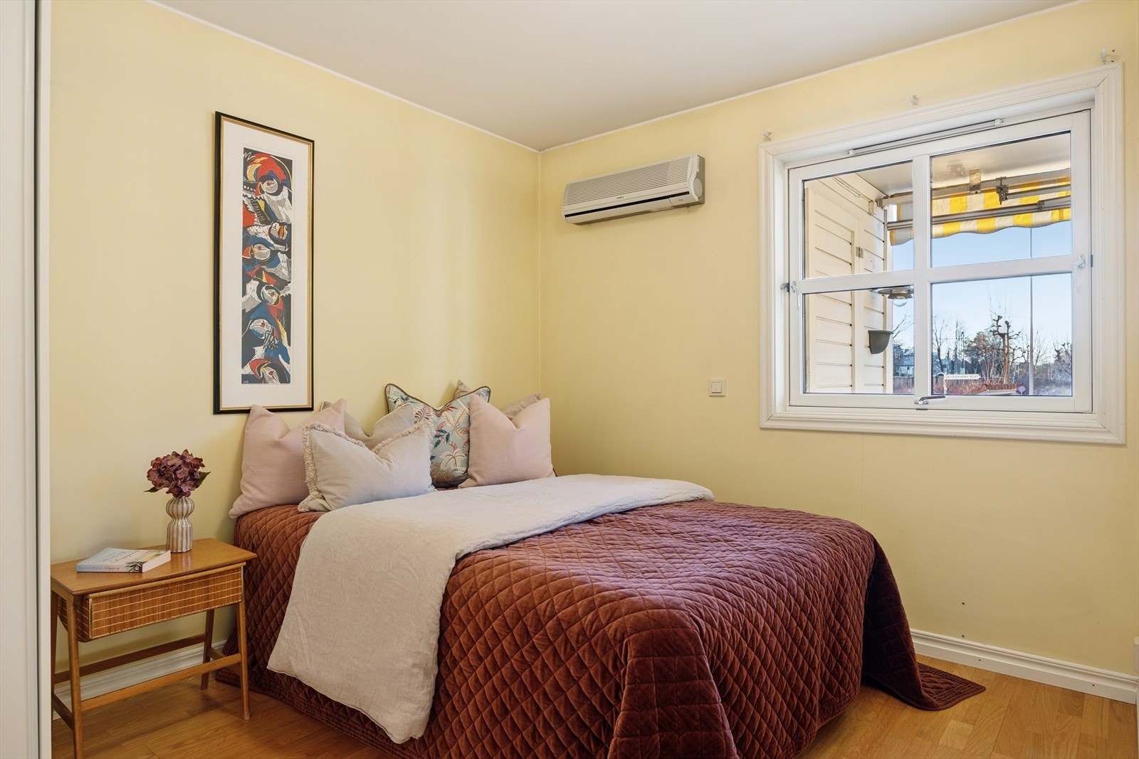 Leiligheten har to store soverom. Galleribilde