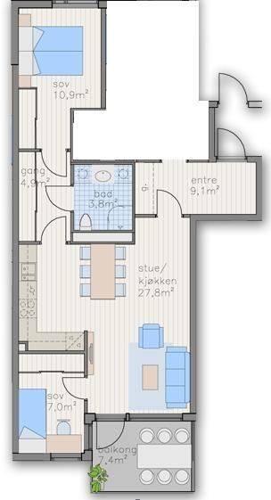 Plantegning - Galleribilde