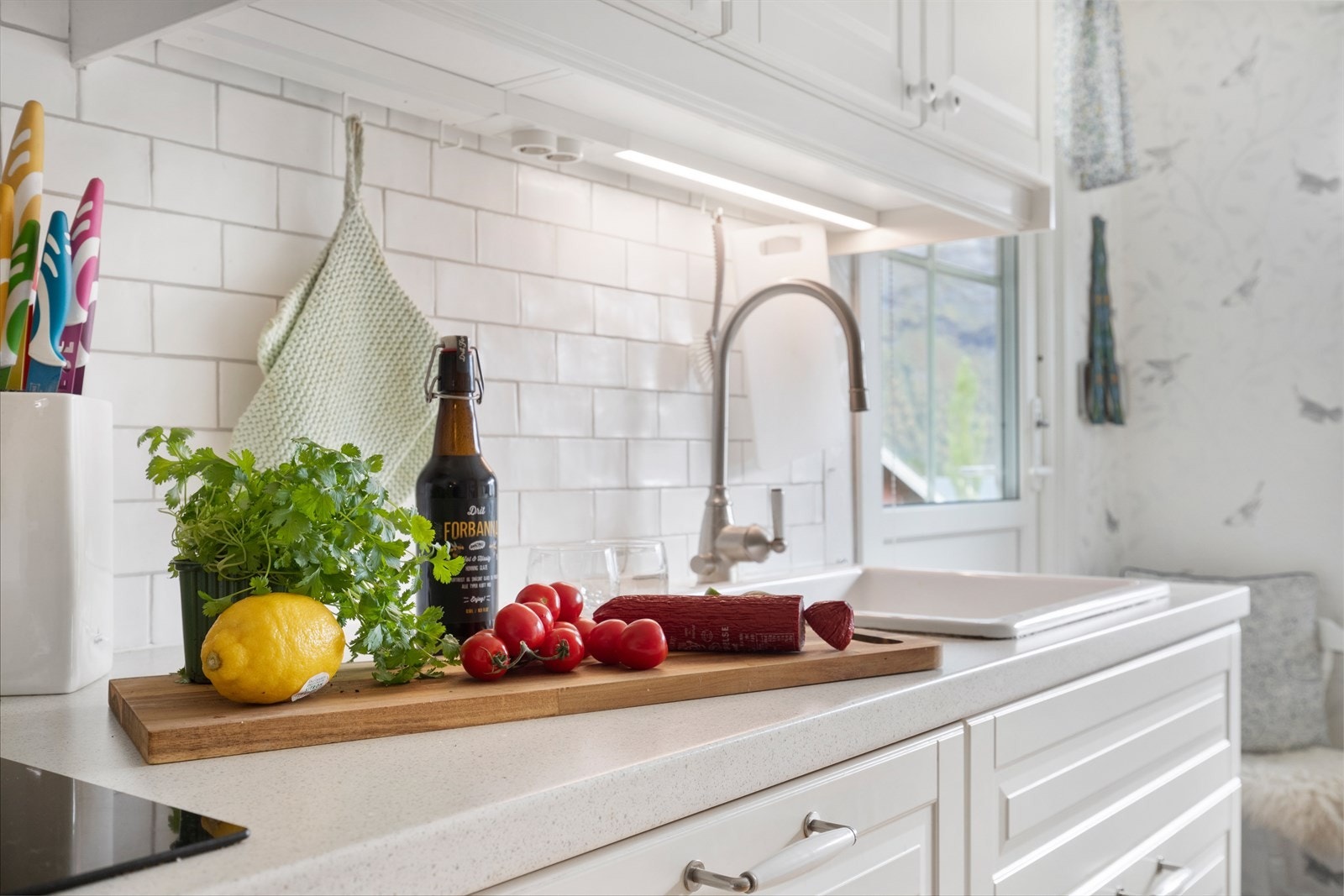 Flott, klassisk kjøkken Galleribilde