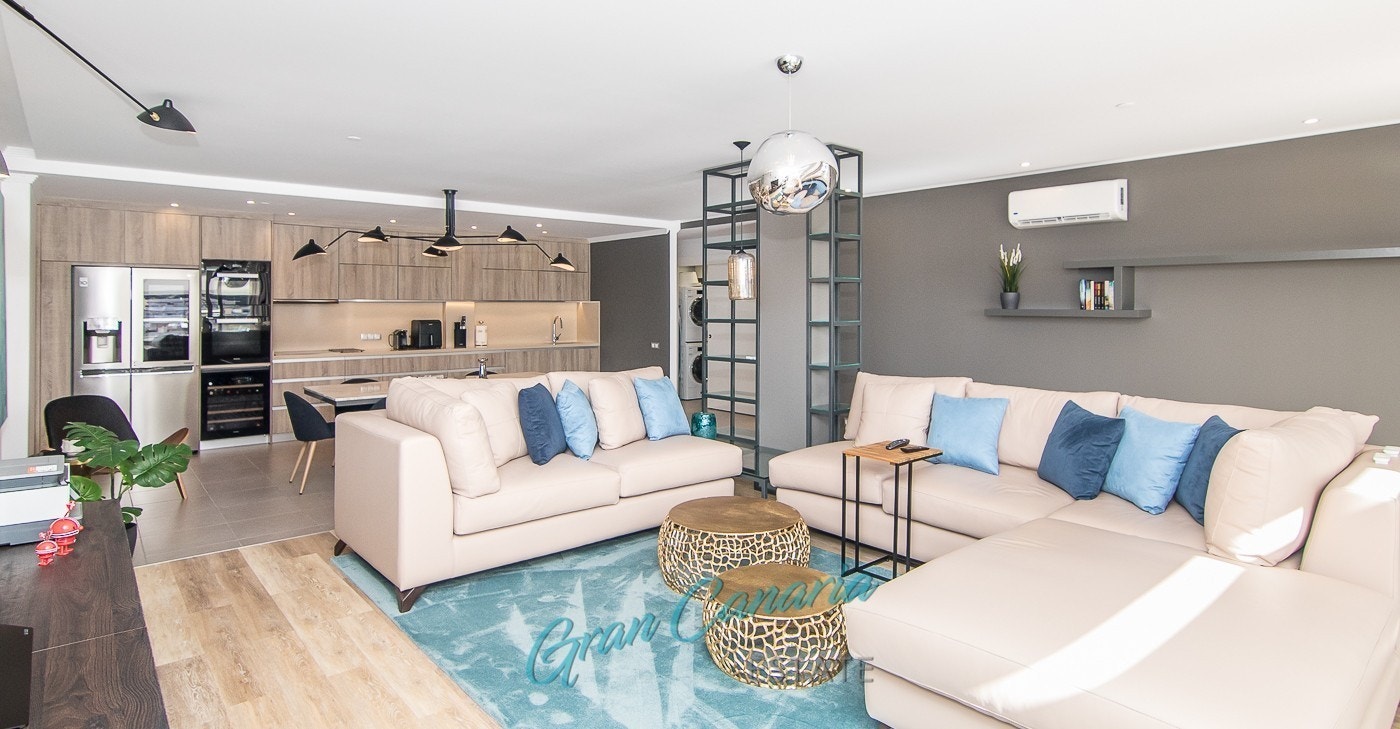 Stor åpen stue Galleribilde