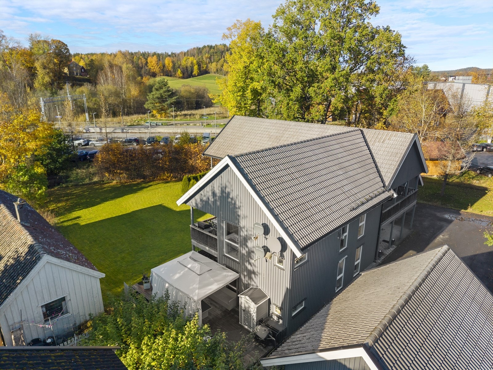 Dronefoto Galleribilde