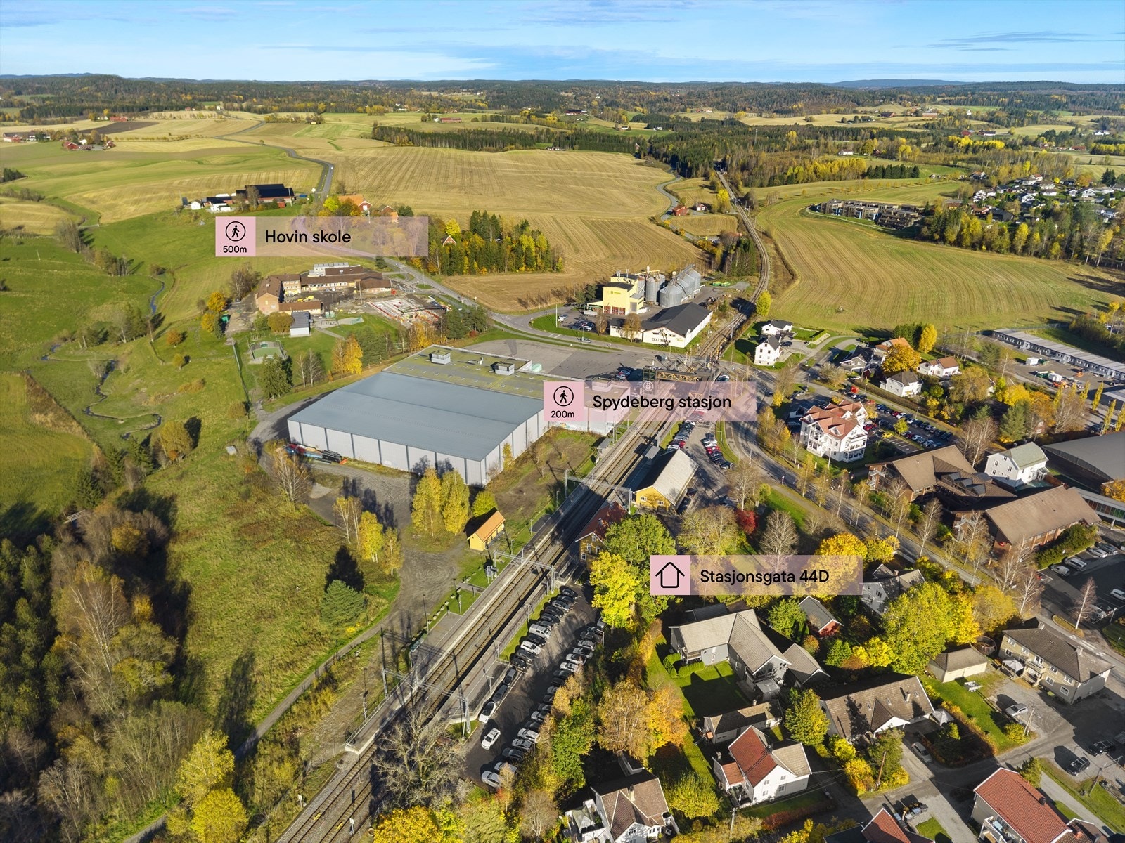 Dronefoto Galleribilde