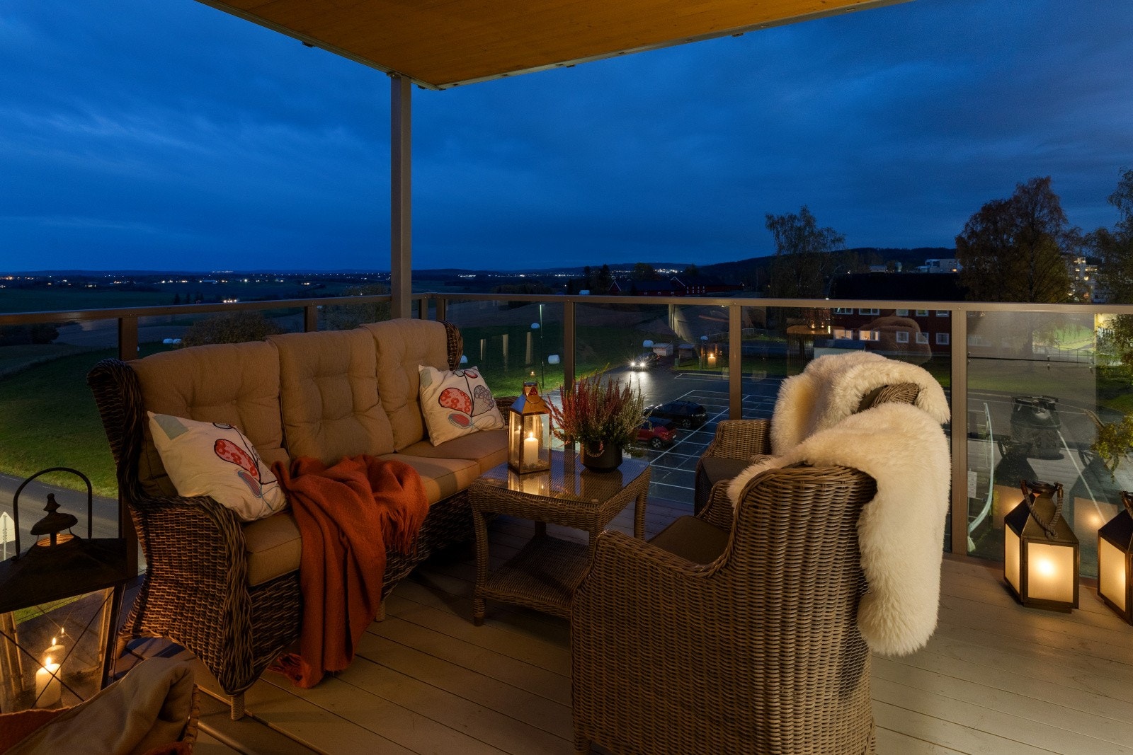 Godt om plass for utemøblement og grill. Galleribilde