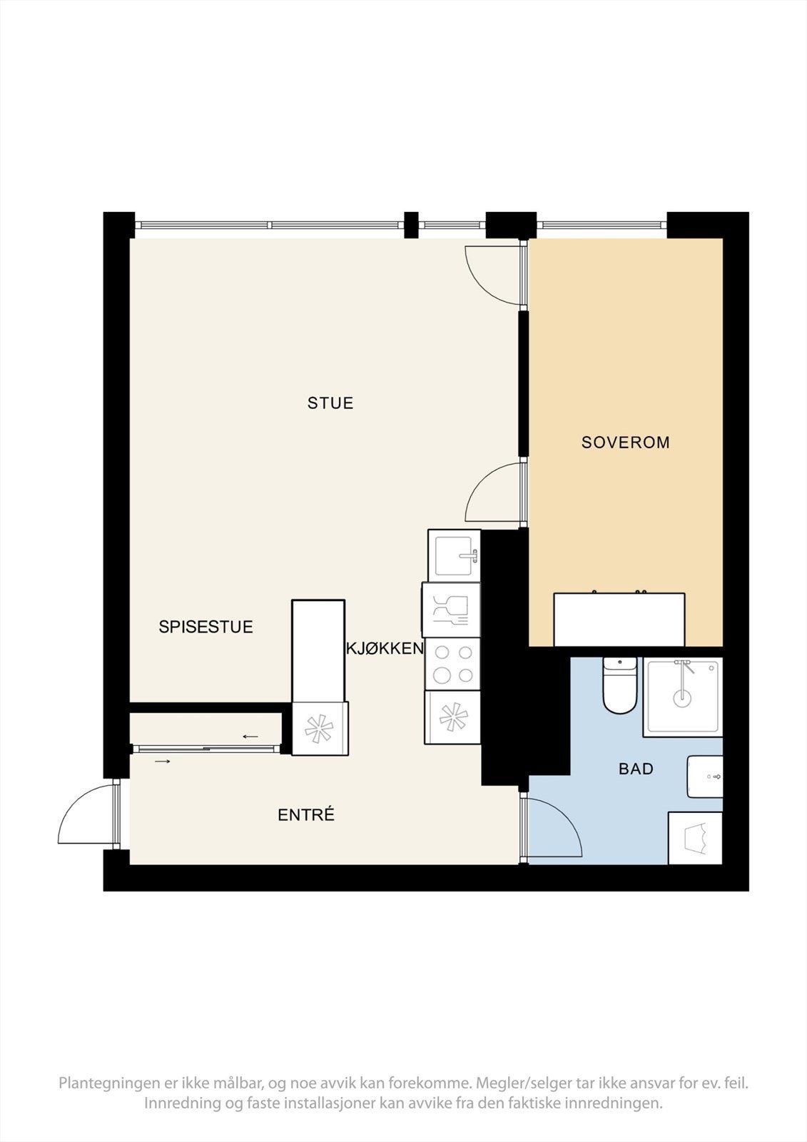 Plantegning Galleribilde