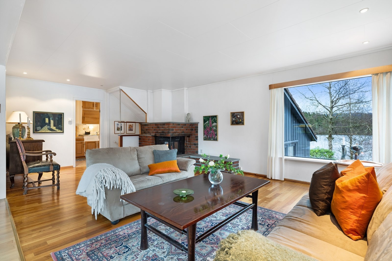 Peis med innsats gir god varme vinterstid. Galleribilde