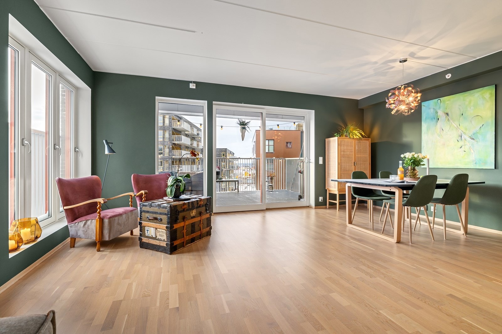 A-konto energi er inkludert i felleskostnader. Galleribilde