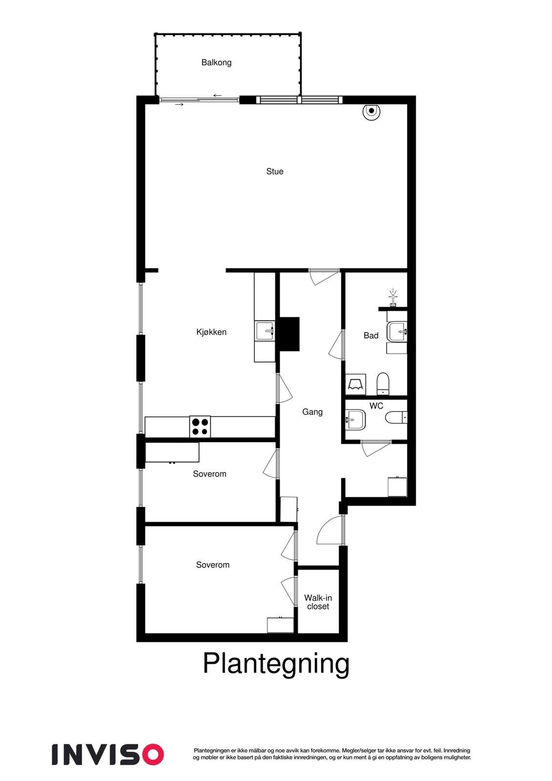 Plantegning Galleribilde