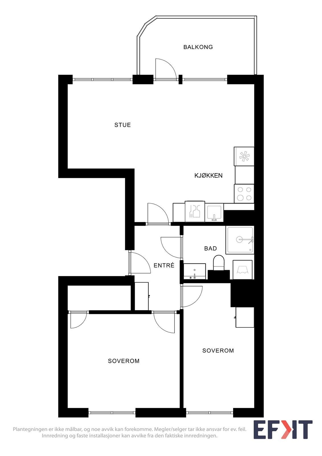 Plantegning Galleribilde