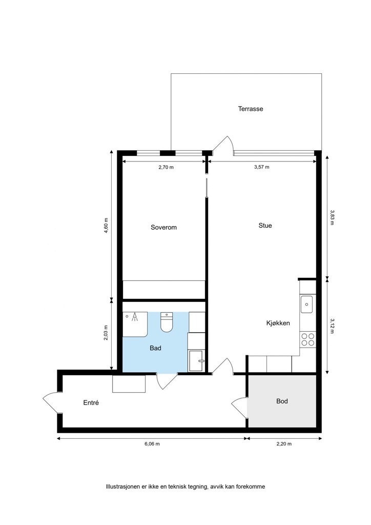Plantegning Galleribilde