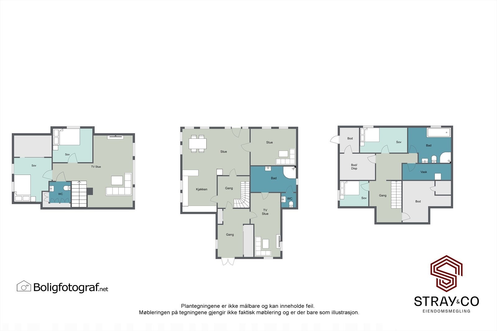 Samlet planskisse Galleribilde