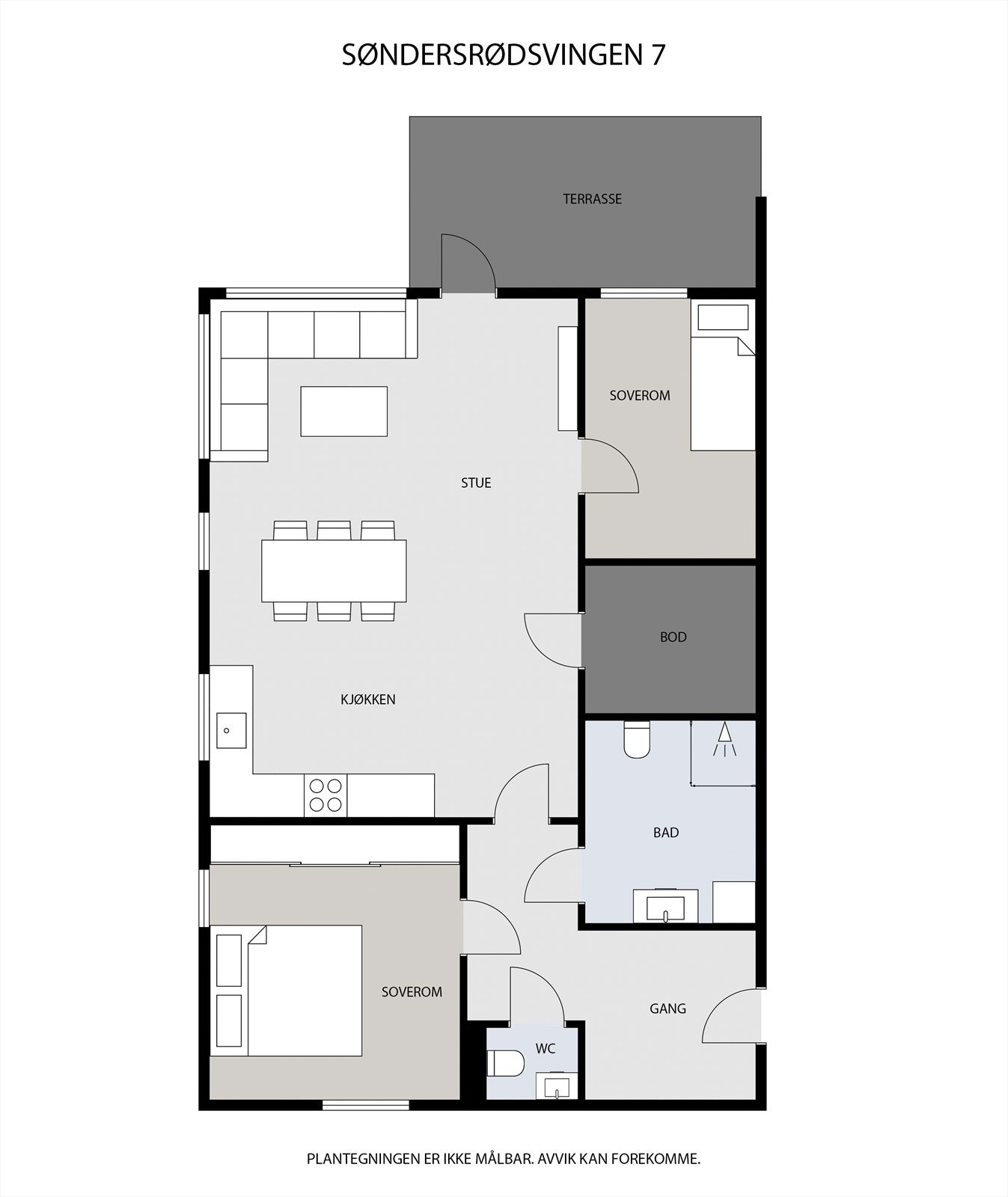 Plantegning Galleribilde