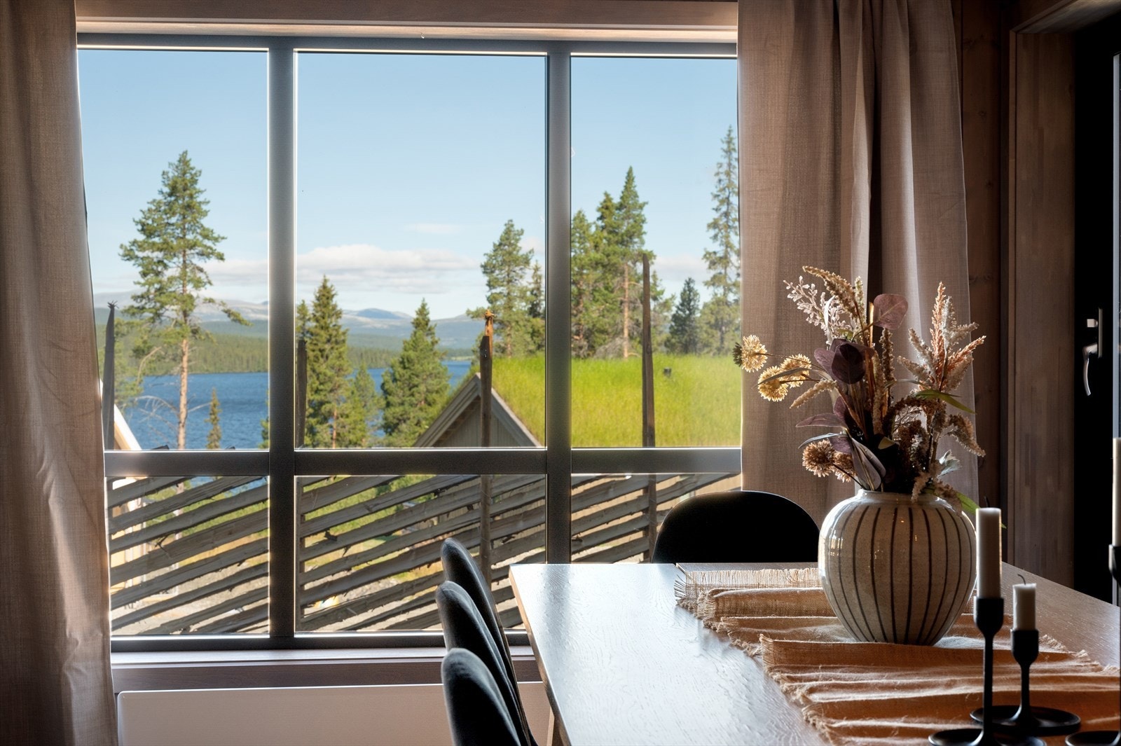 Her kan man nyte den flotte utsikten. Galleribilde