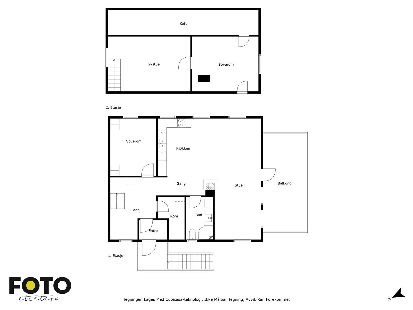 Veiledende plantegning - Ikke målbar Galleribilde