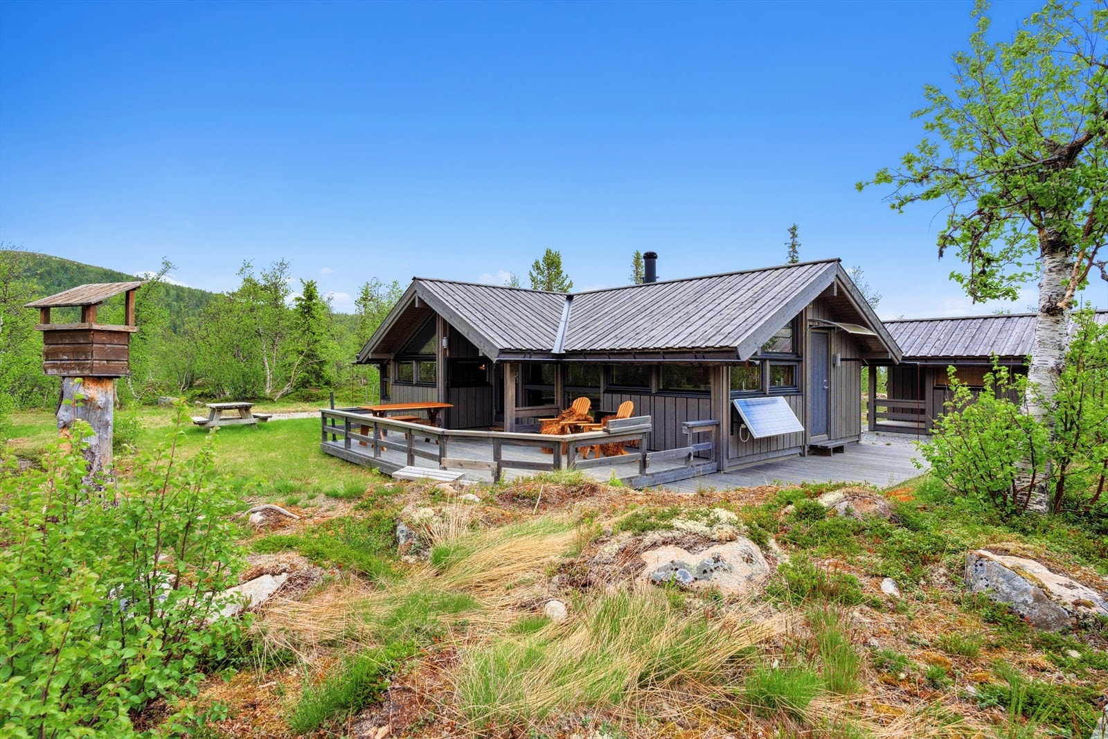 Fristed på fjellet - et sted du kan finne ro og samtidig dyrke
interesser som ski- og friluftsliv. Galleribilde