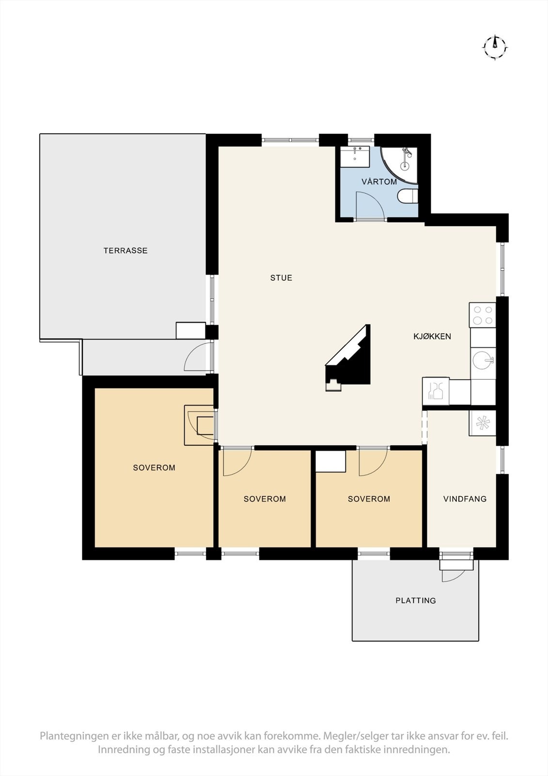 Plantegning Galleribilde