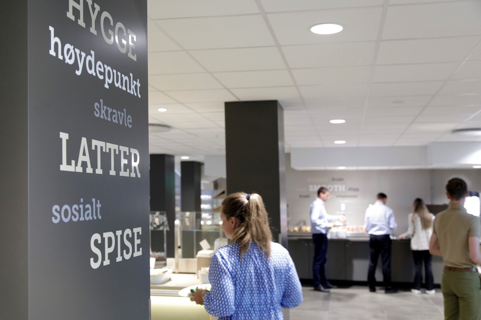Fellesfasiliteter i bygget:
Personalrestaurant Galleribilde