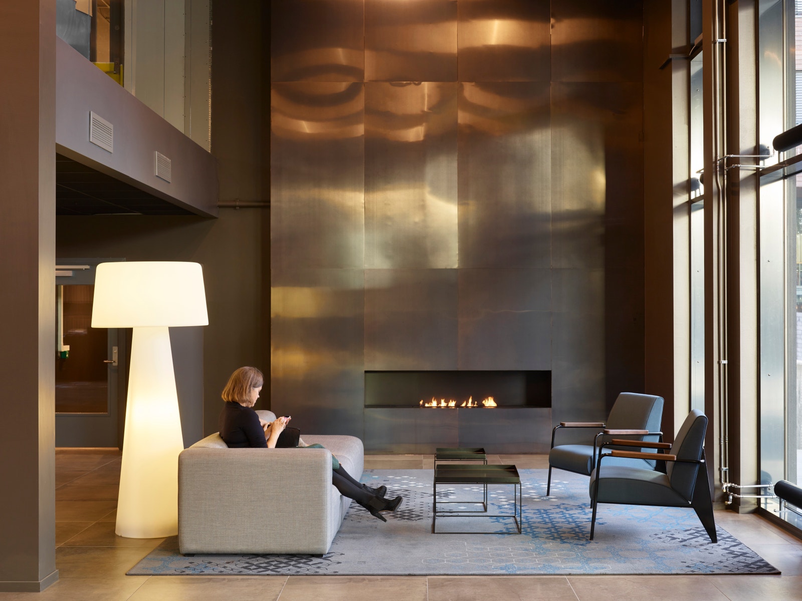 Fellesområde ved inngangsparti Galleribilde