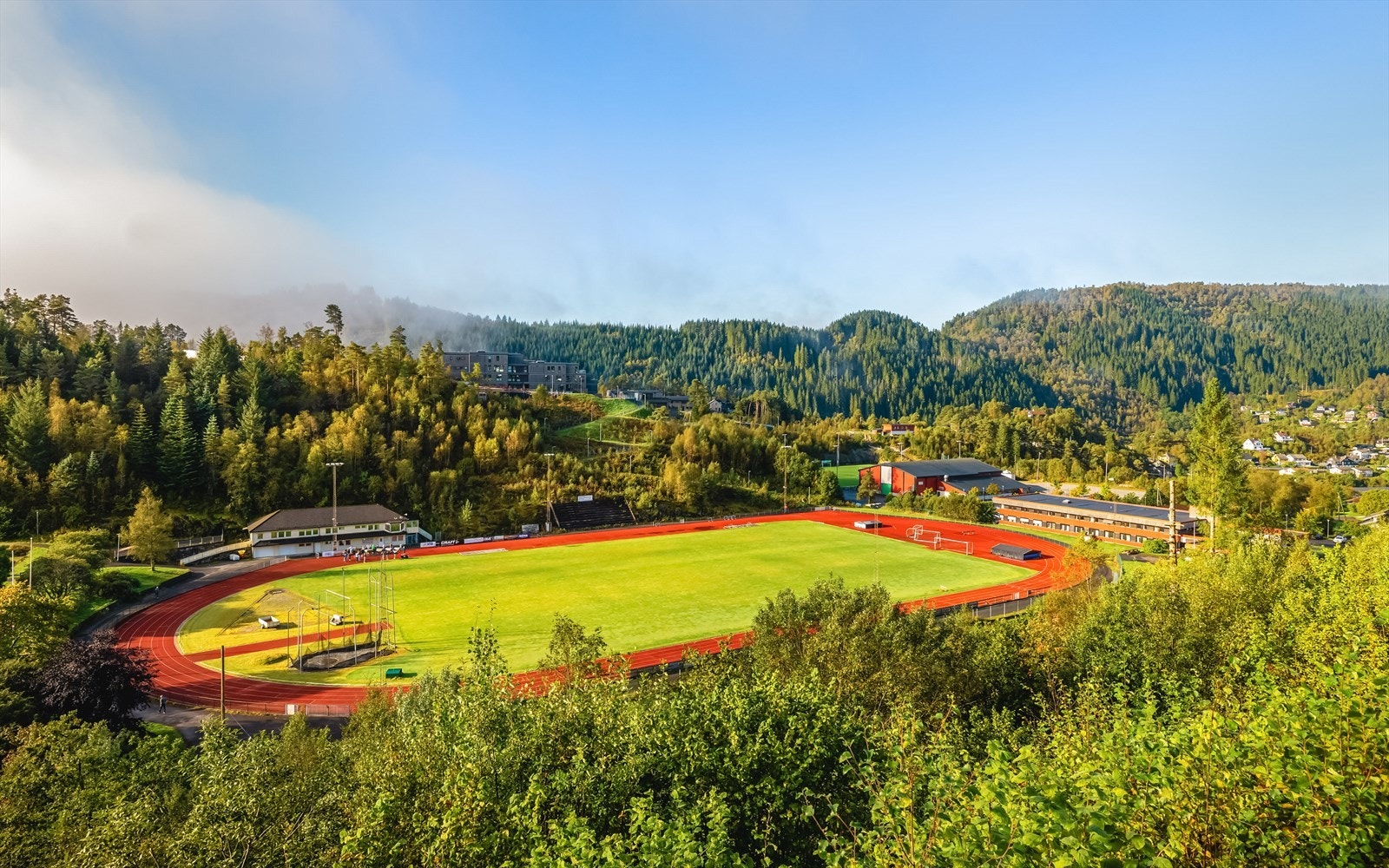 Nydelig utsikt fra bygget. Galleribilde