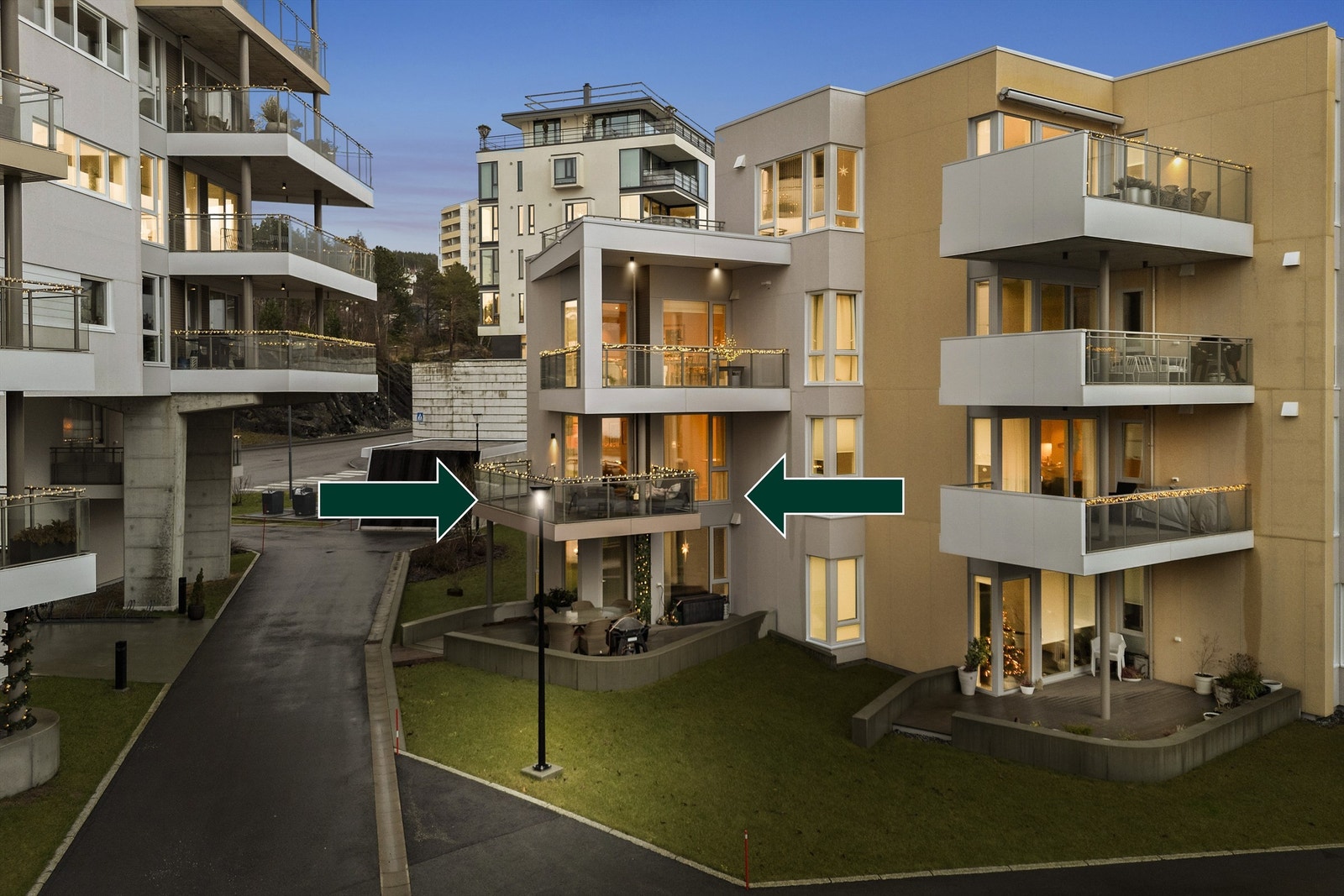 Leilighetens beliggenhet Galleribilde