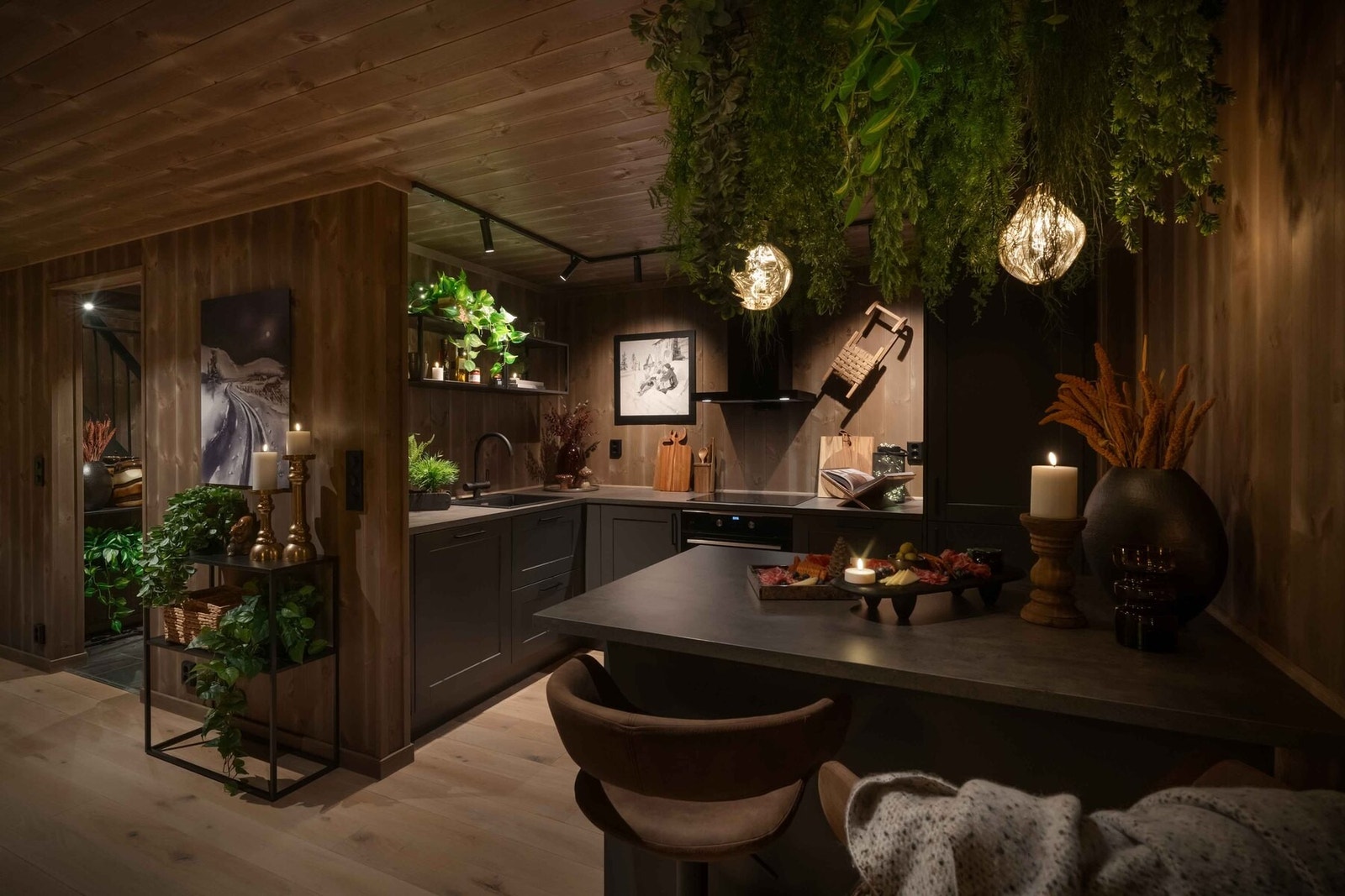 Praktisk og delikat kjøkken Galleribilde