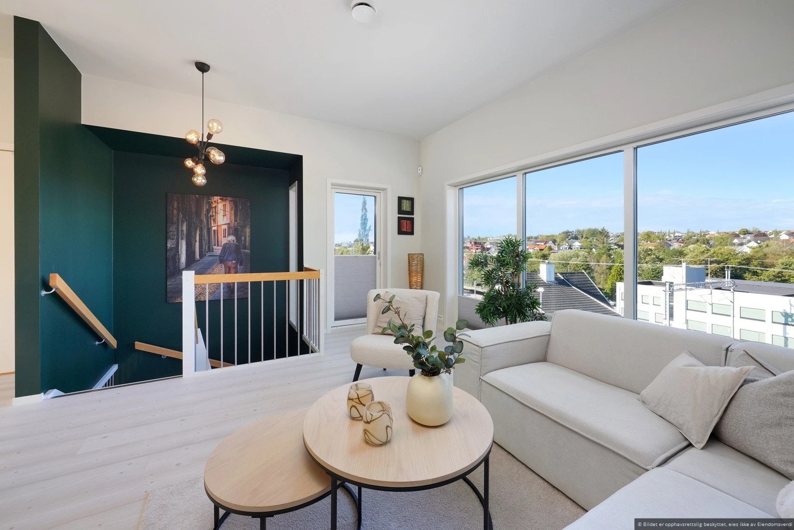 Flott utsikt fra hovedstue Galleribilde