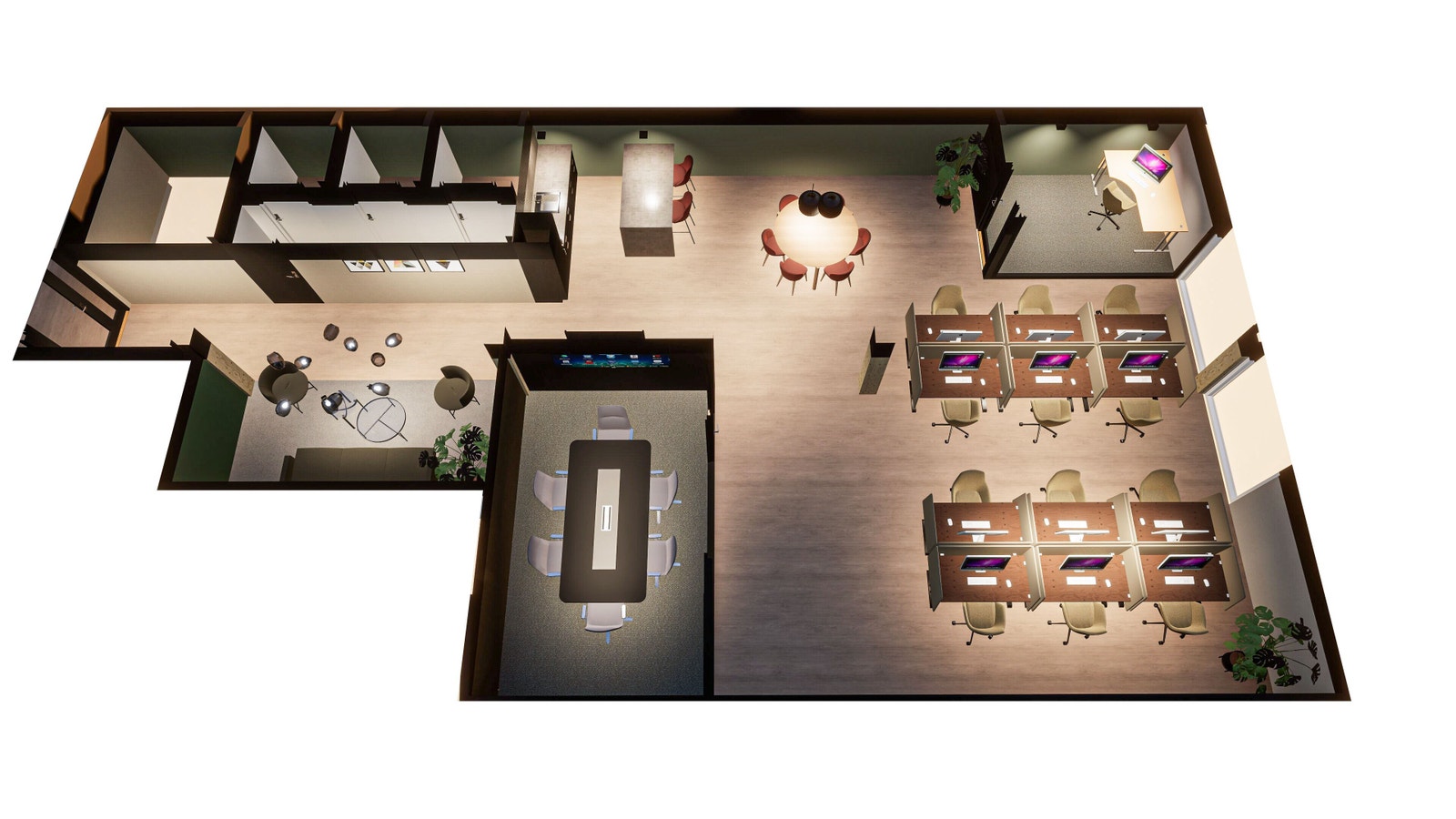 3. Etasje: Eksempel potensiell planløsning Galleribilde