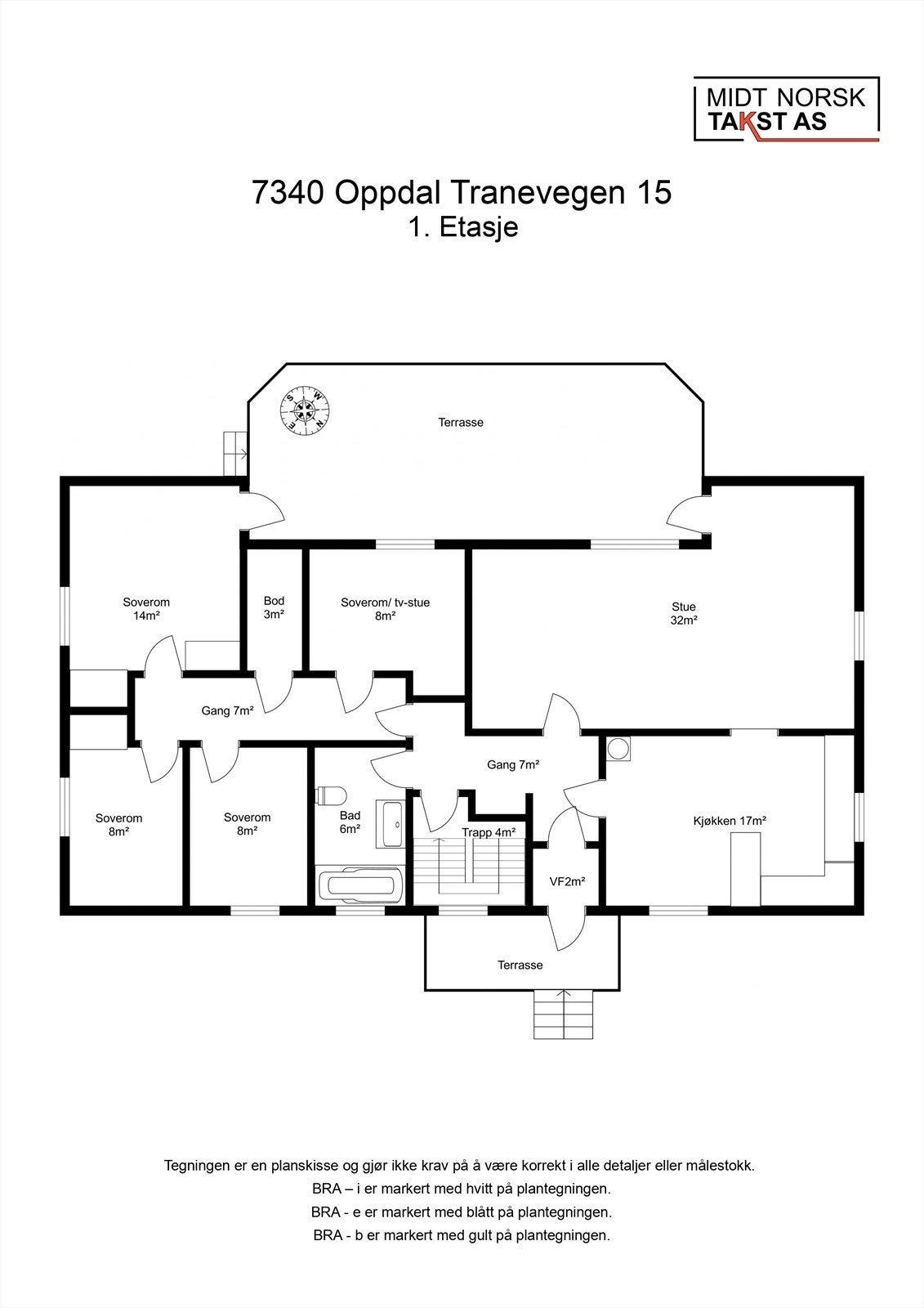 Planskisse 1. etasje Galleribilde