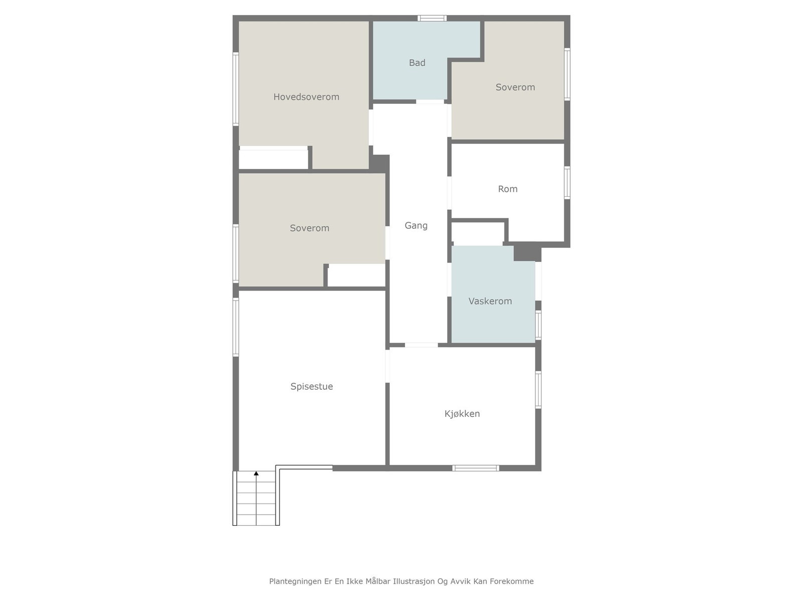 Plantegning 2. etasje Galleribilde