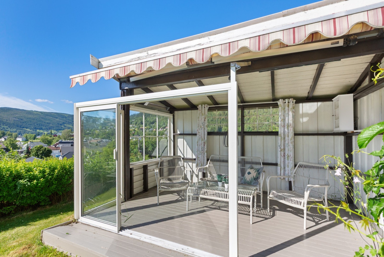 Vinterhagen er den perfekte plass å tilbringe sene sommer- og høstkvelder. Galleribilde