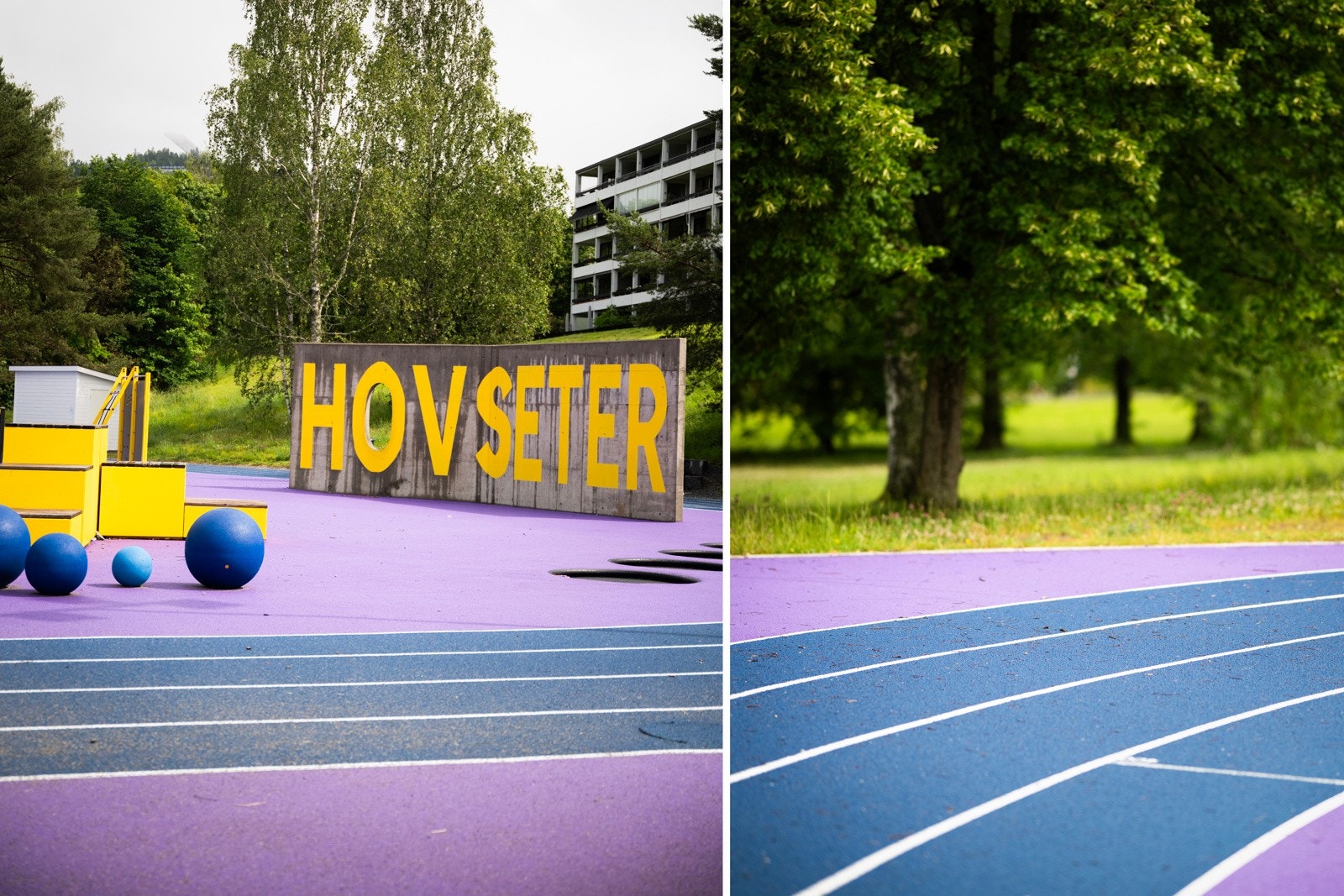 I Hovseterdalen finner du en friplass på omtrent 2700 m2 med friidrettsdekke og flere ulike aktivitetsapparater. Galleribilde