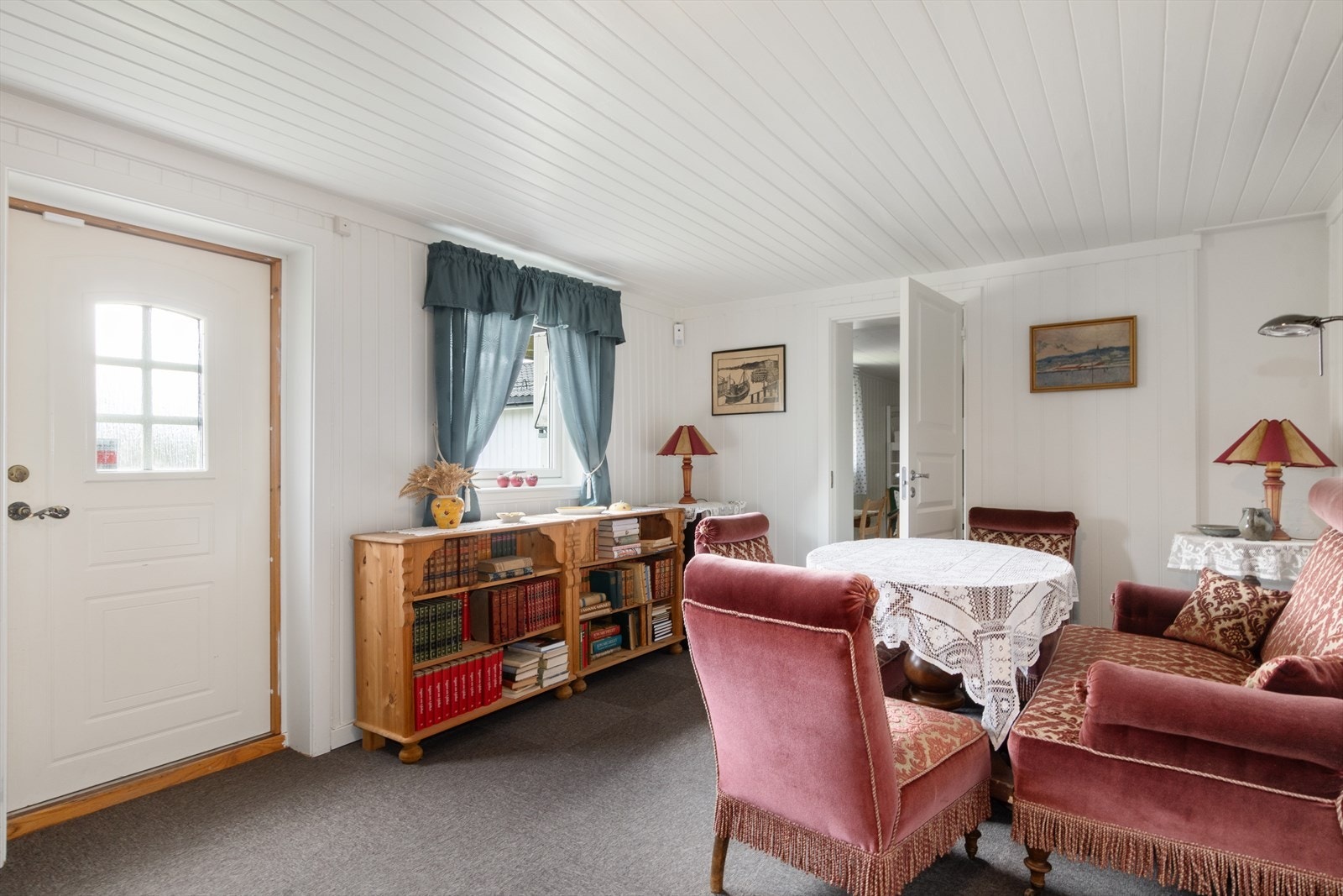 Her er det lagt tepper på gulv. Galleribilde