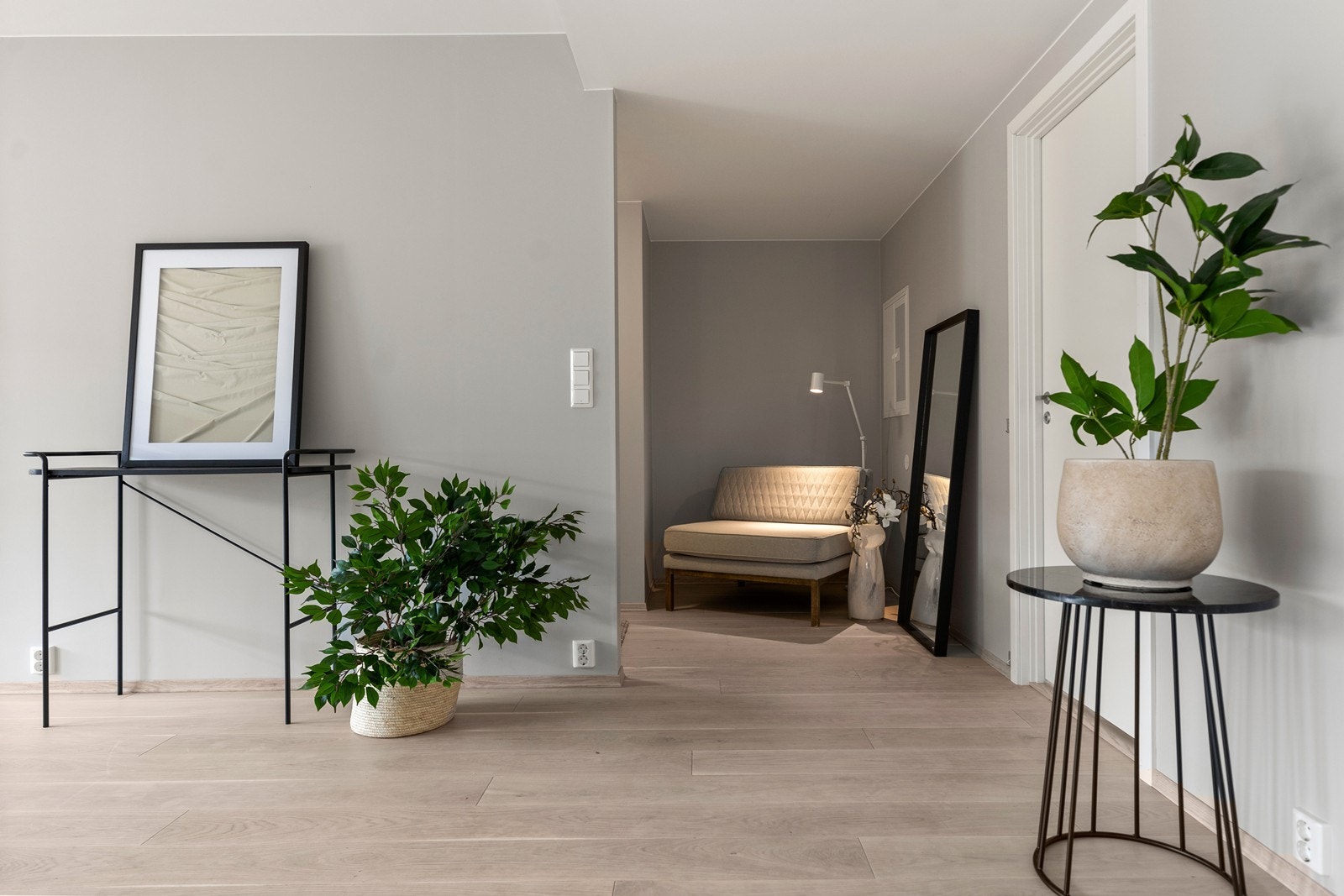 Leilighet i moderne stil med gode innredningsmuligheter. Galleribilde