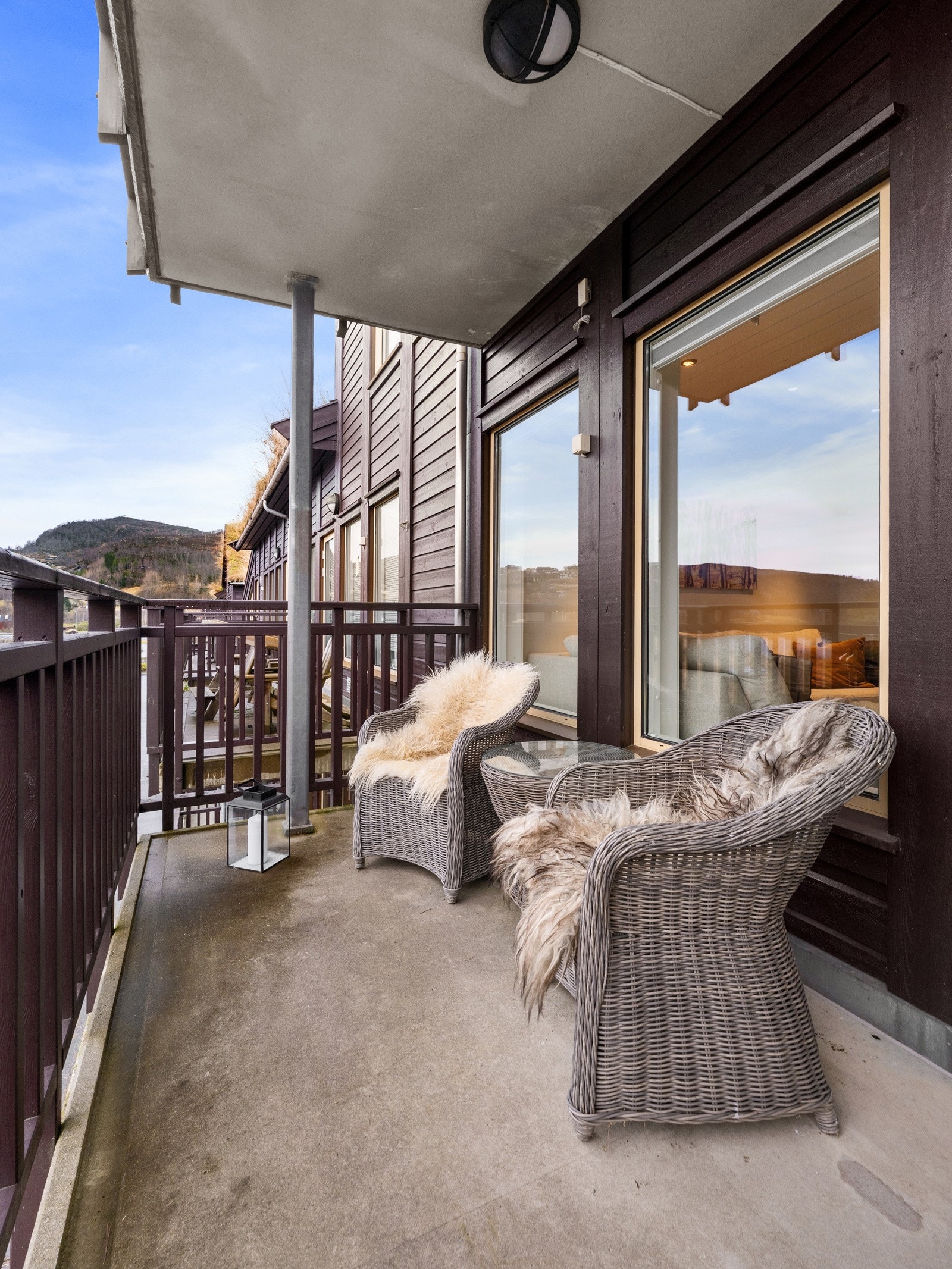 Terrassen er også overdekket av overliggende terrasse Galleribilde