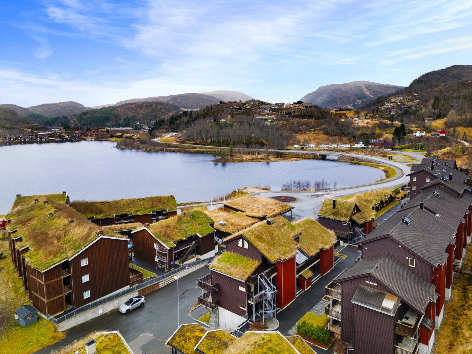 Det er gangavstand til skitrekket i Ålsheia, i tillegg til et flott nettverk av langrennspor Galleribilde