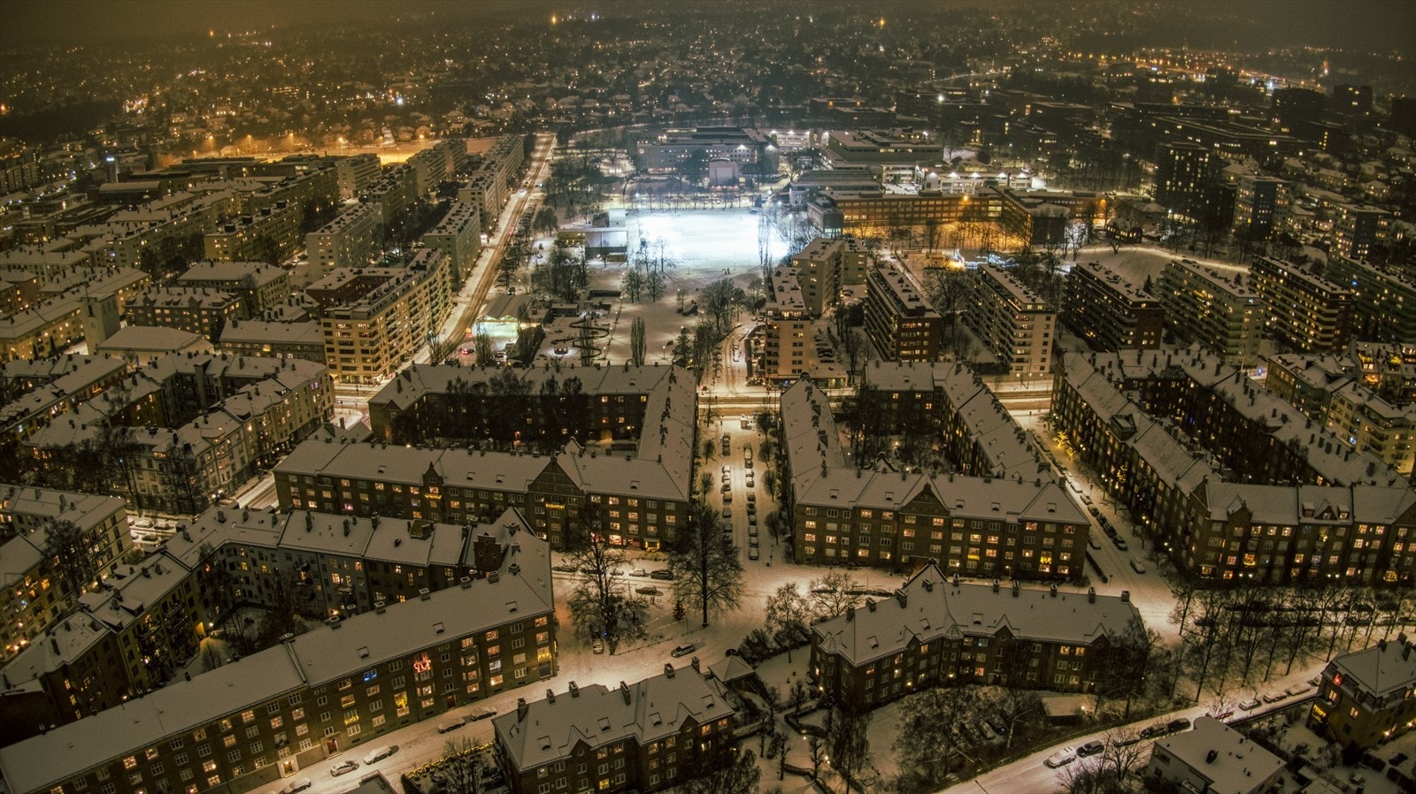 Jessenløkken er kjent for sin karakteristiske arkitektur - her bor du med kort gangavstand til flere barnehager og skoler, deriblant Marienlyst skole © Tom Helge Vik Galleribilde